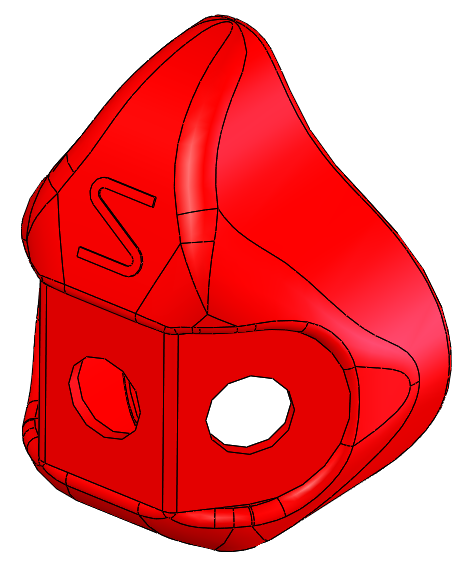 3D model lícnice
